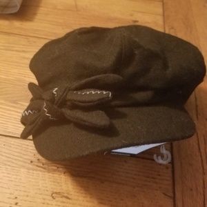 Nine west ladies tow tie hat black